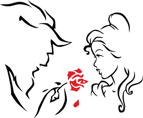 Download Beauty And The Beast Belle Silhouette at GetDrawings ...