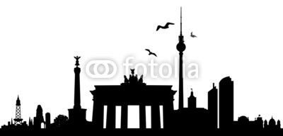 Berlin Skyline Silhouette at GetDrawings | Free download