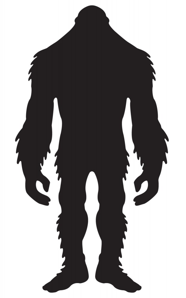Bigfoot Silhouette Vector at GetDrawings Free download