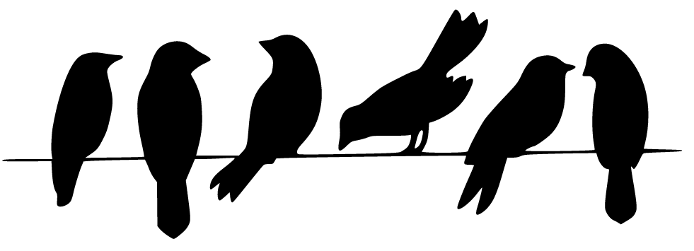 Bird On Wire Silhouette at GetDrawings Free download