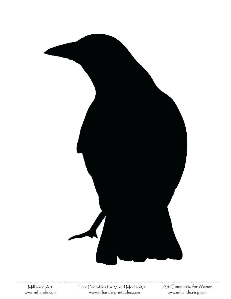 Bird Sitting Silhouette At Getdrawings Free Download