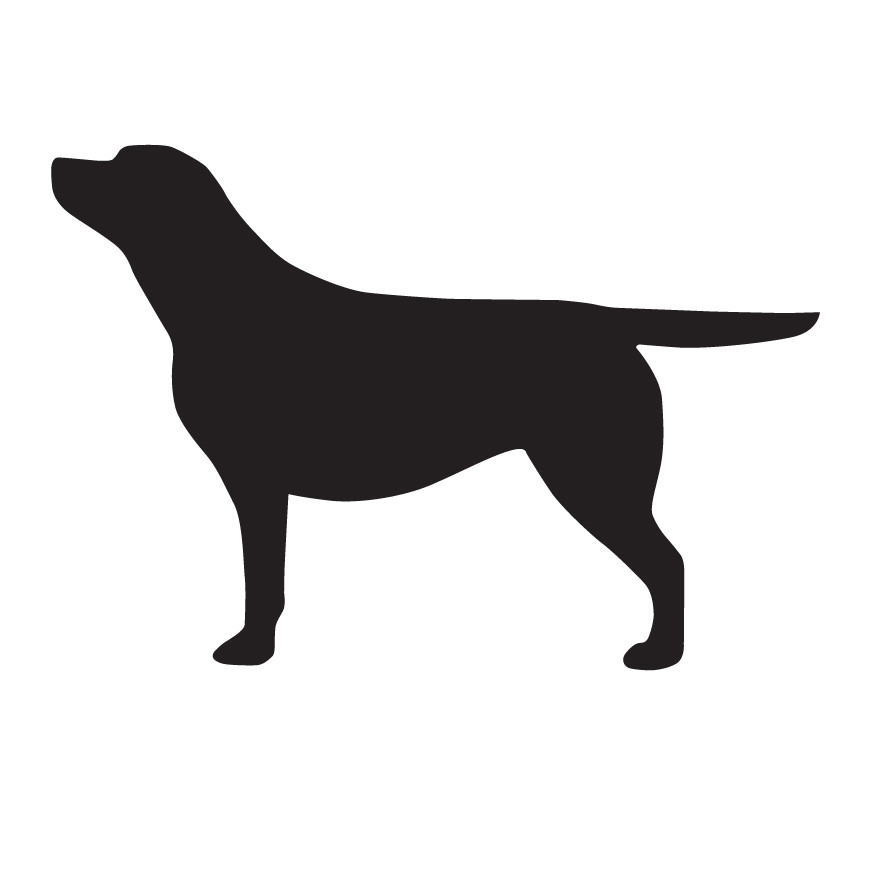 Black Lab Silhouette Clip Art at GetDrawings | Free download