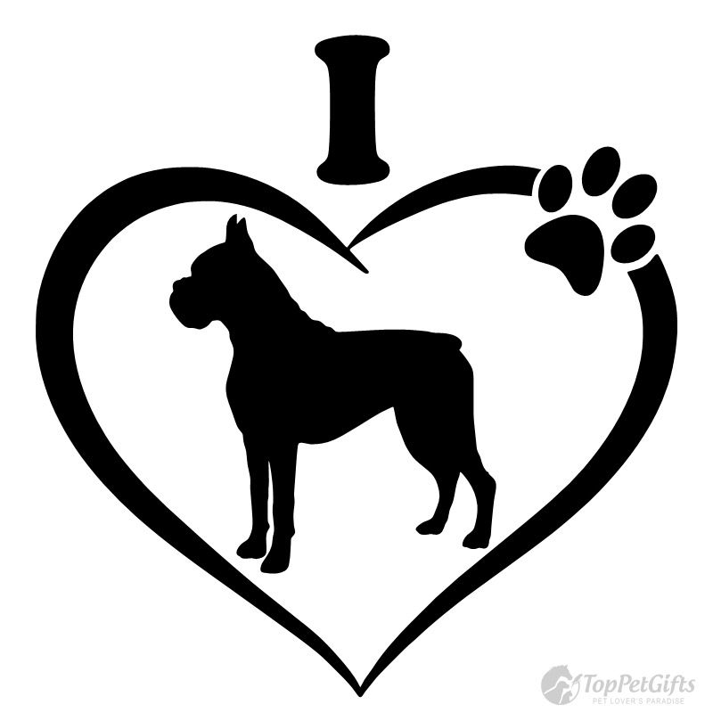 Boxer Silhouette Dog at GetDrawings | Free download