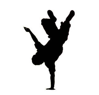 Break Dancer Silhouette At GetDrawings | Free Download