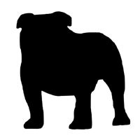 Bull Dog Silhouette At Getdrawings 