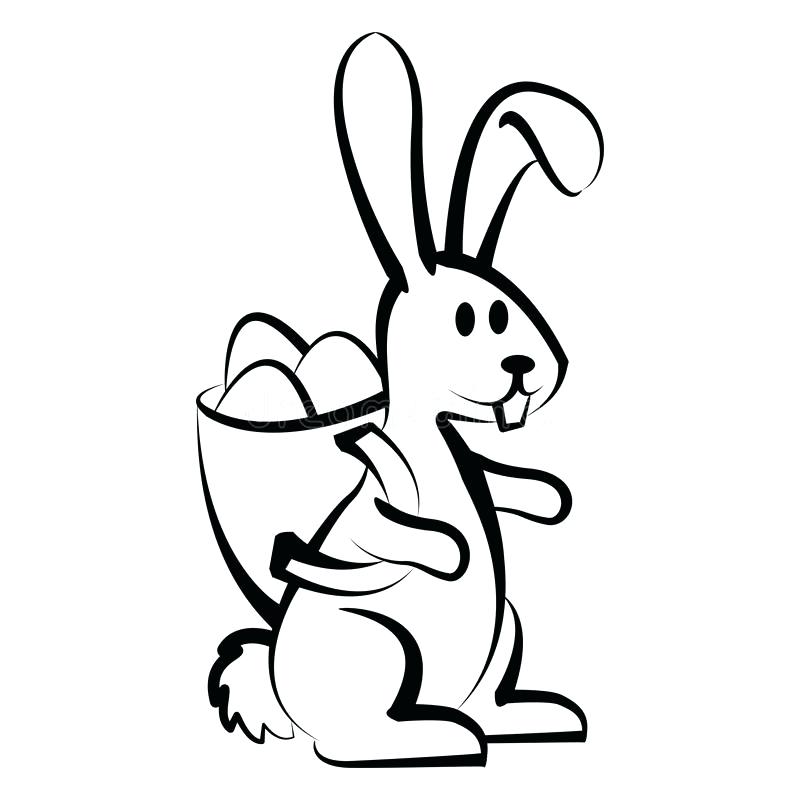 Bunny Silhouette Outline at GetDrawings | Free download
