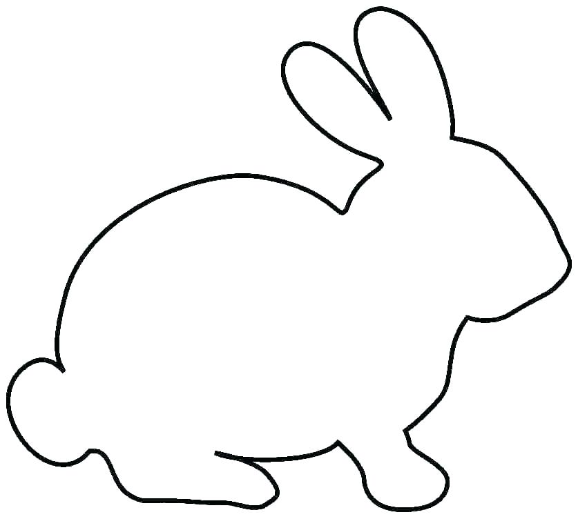 Bunny Silhouette Outline At GetDrawings Free Download