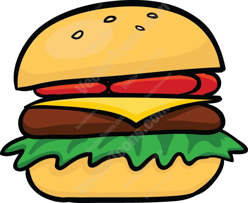 Burger Vector Silhouette At GetDrawings | Free Download