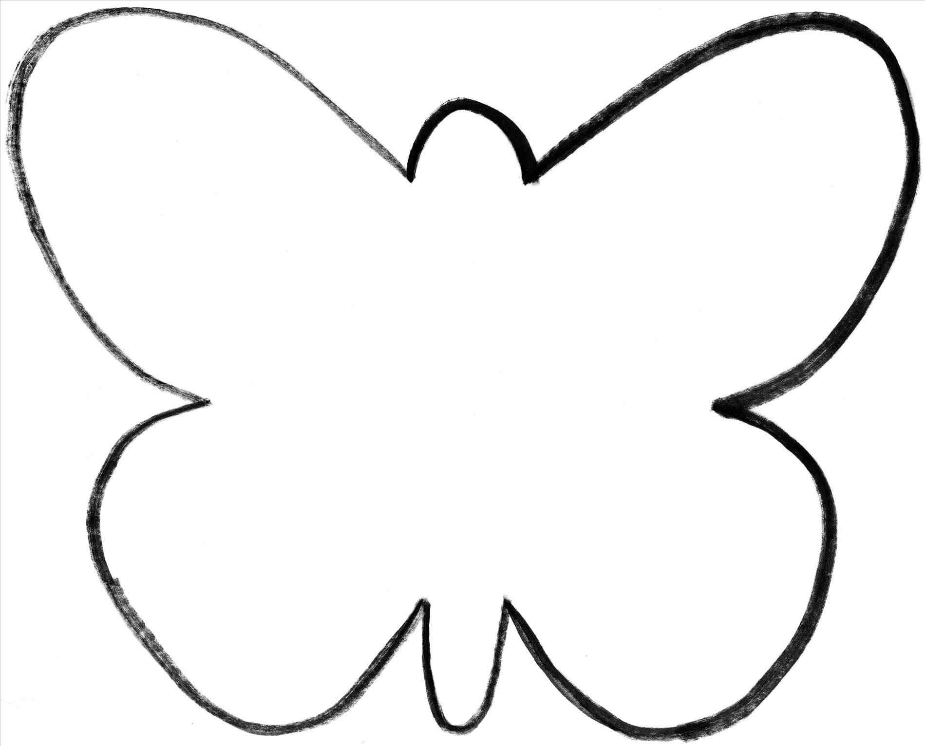 Butterfly Silhouette Template At GetDrawings Free Download