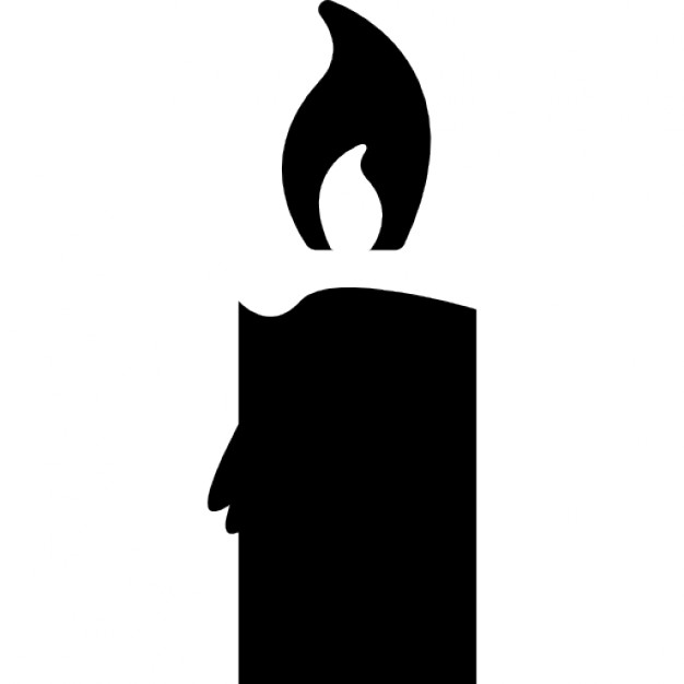 Candle Flame Silhouette at GetDrawings Free download