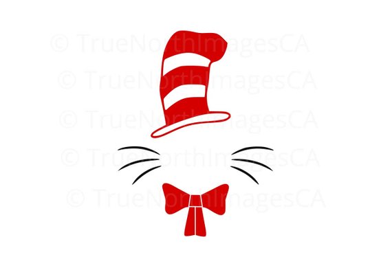 Cat In The Hat Silhouette at GetDrawings | Free download