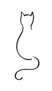 Cat Silhouette Outline at GetDrawings | Free download