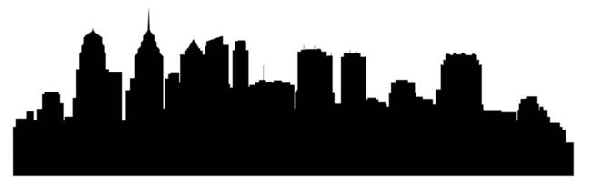 Charlotte Skyline Silhouette At Getdrawings 