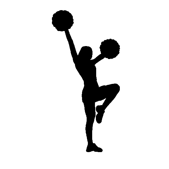 Cheer Flyer Silhouette At Getdrawings Free Download