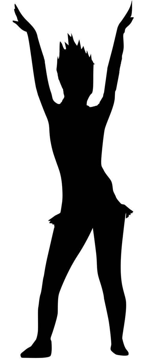 Cheerleader Jumping Silhouette At Getdrawings Free Download