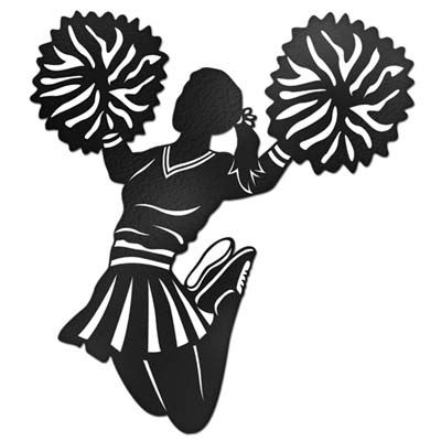 Cheerleader Silhouette Vector at GetDrawings | Free download