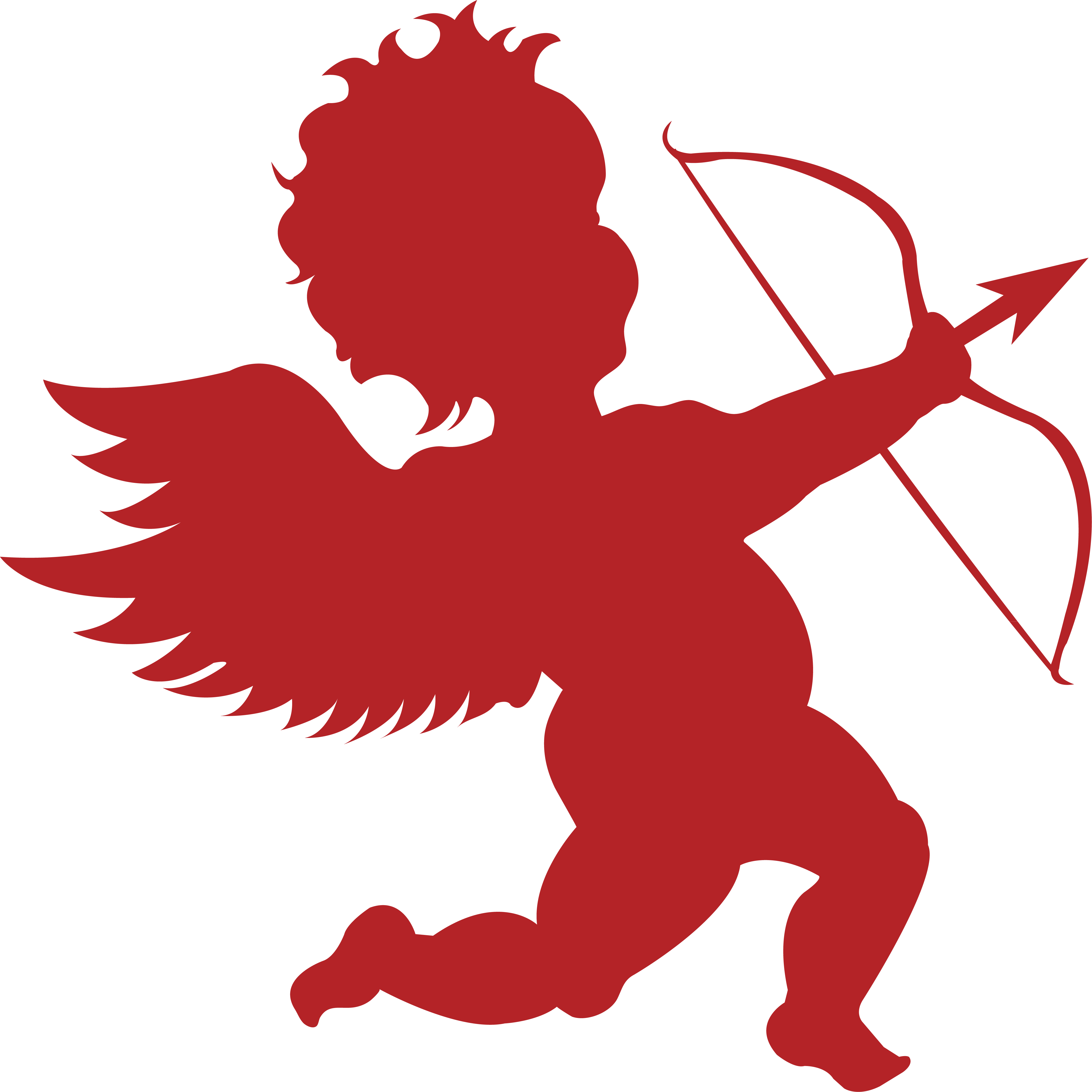 Cherub Silhouette At Getdrawings Free Download