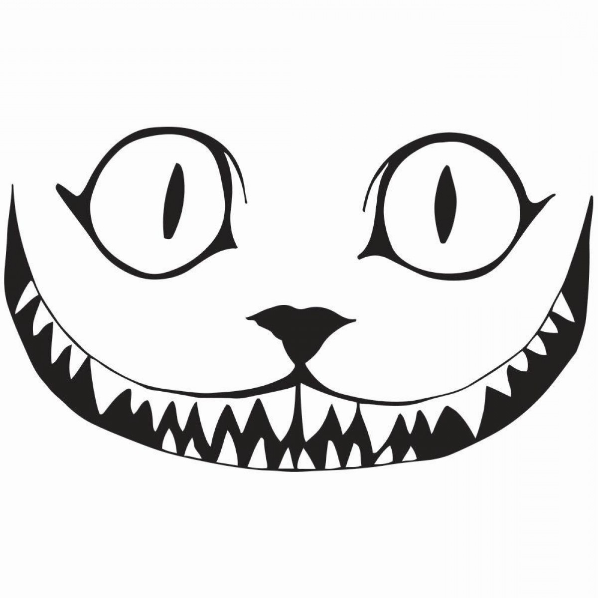 Cheshire Cat Silhouette at GetDrawings Free download
