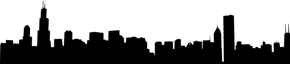 Chicago Silhouette Skyline At Getdrawings 