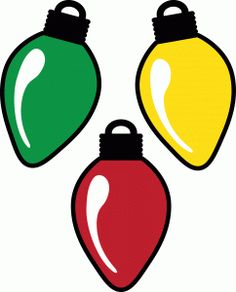 Christmas Light Bulb Silhouette at GetDrawings | Free download