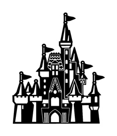 Cinderella Castle Silhouette Vector at GetDrawings | Free download