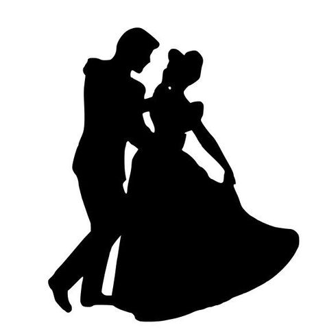 Cinderella Silhouette Outline at GetDrawings | Free download