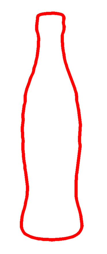 coke bottle shape figure