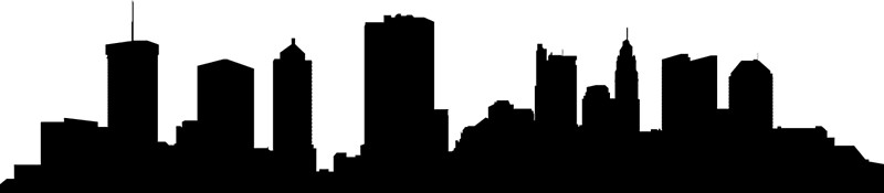 Columbus Skyline Silhouette At Getdrawings 