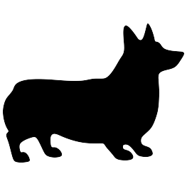 Corgi Silhouette Vector at GetDrawings | Free download