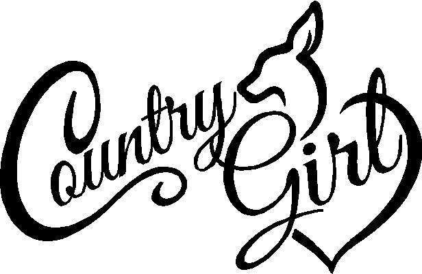 Country Girl Silhouette At Getdrawings Free Download