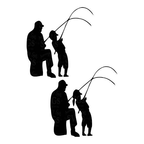 Download Couple Fishing Silhouette at GetDrawings | Free download