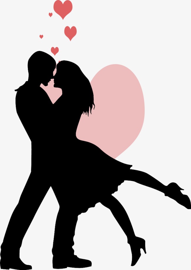 Couple Silhouette Love At Getdrawings Free Download