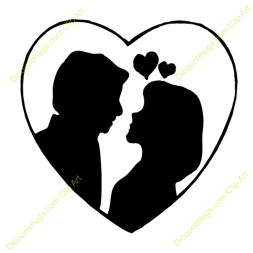 Couples Kissing Silhouette at GetDrawings | Free download