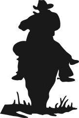 Cowboy Head Silhouette At Getdrawings 