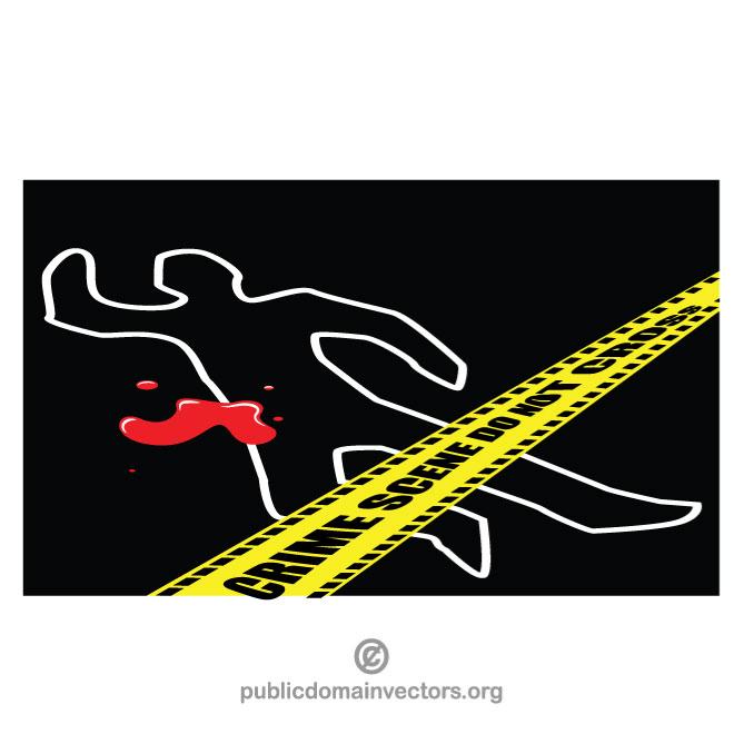 Crime Scene Silhouette At GetDrawings | Free Download