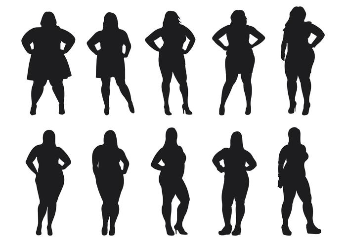 Curvy Woman Silhouette at GetDrawings | Free download