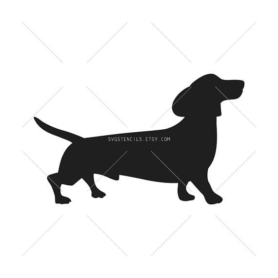 Dachshund Silhouette Stencil at GetDrawings | Free download