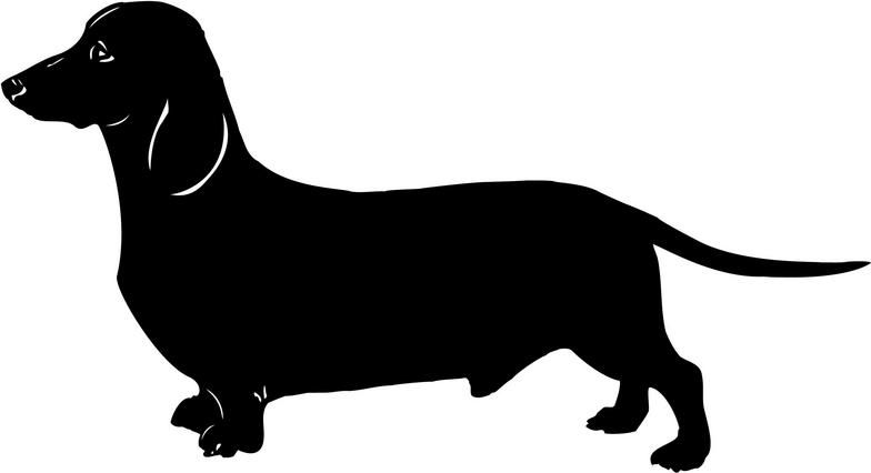 Dachshund Silhouette Template at GetDrawings | Free download