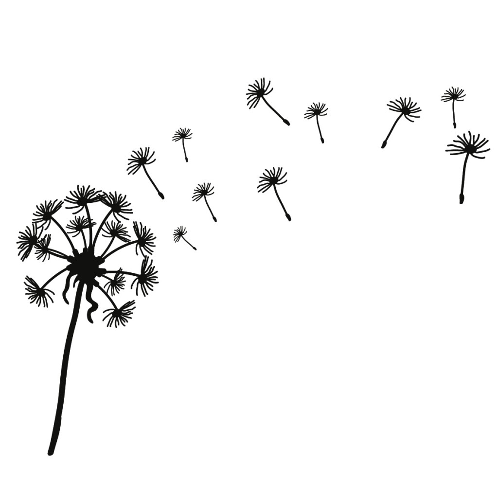 Dandelion Silhouette Stencil At GetDrawings Free Download.