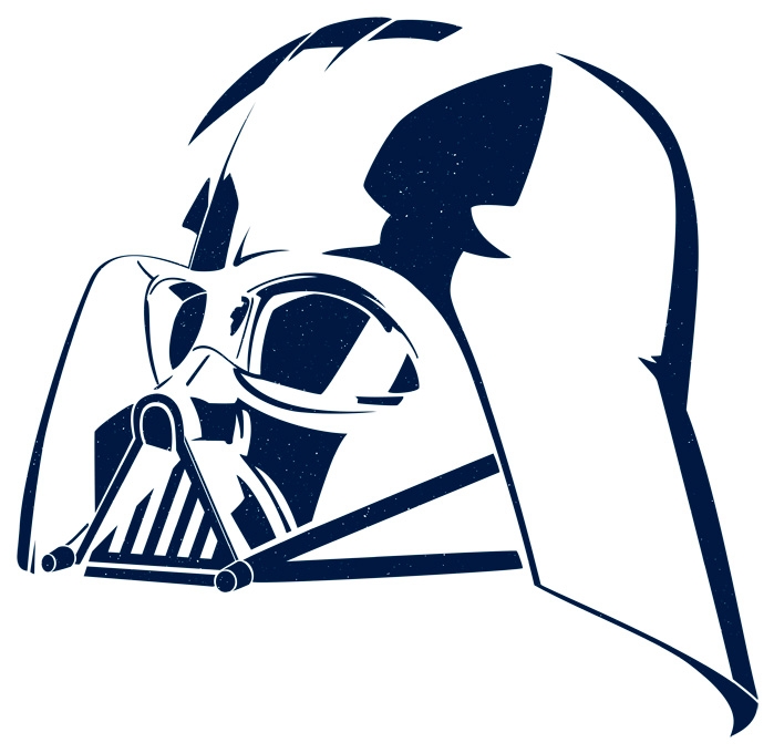 Darth Vader Helmet Silhouette.