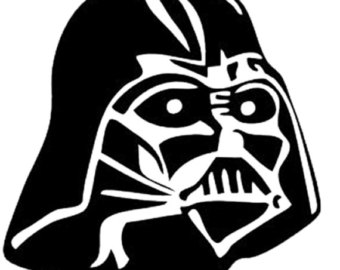 Darth Vader Mask Silhouette at GetDrawings | Free download