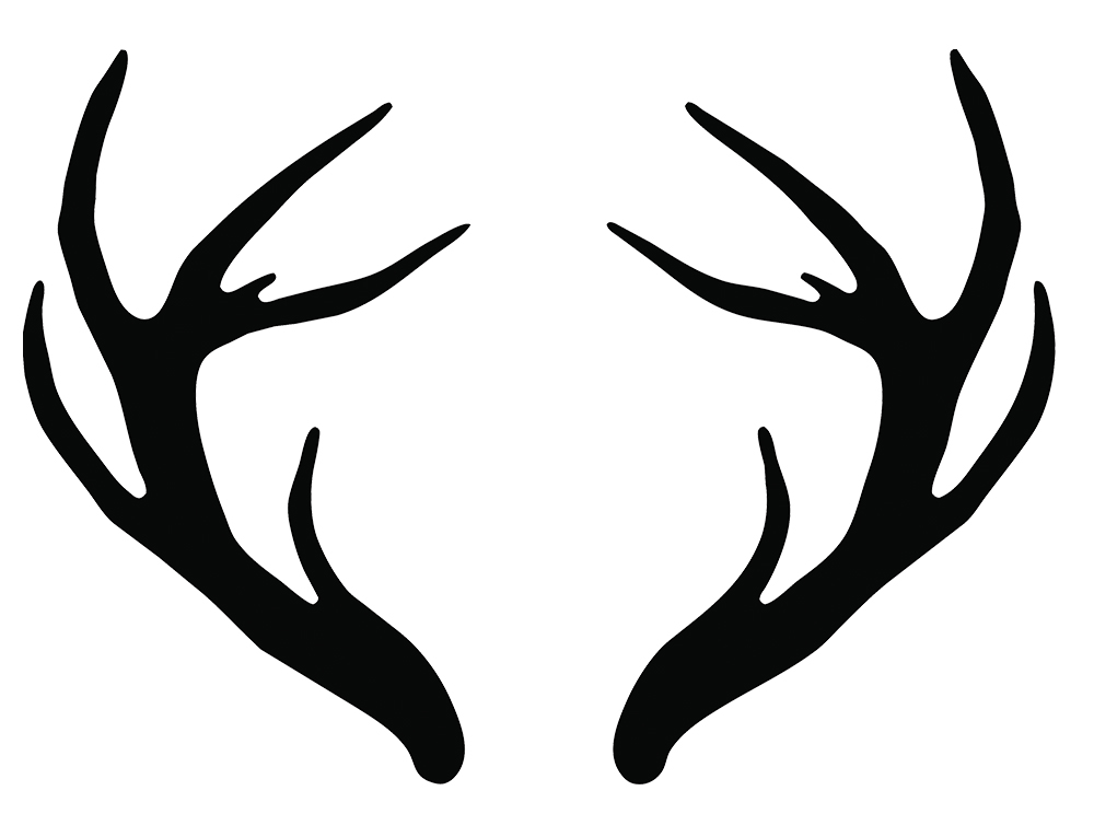 Deer Antler Silhouette at GetDrawings Free download