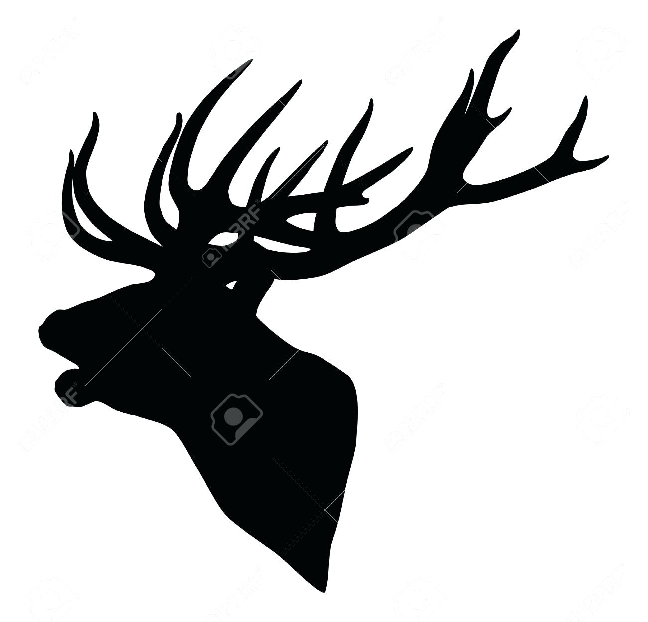 Deer Head Silhouette Printable at GetDrawings Free download