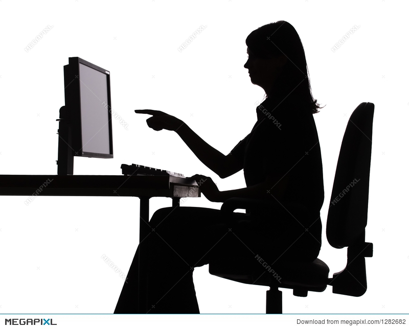 Desk Silhouette At Getdrawings Free Download