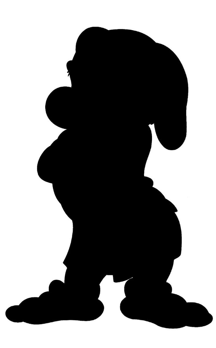 Disney Characters Silhouette at GetDrawings | Free download