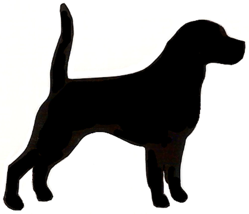 Dog Silhouette Outline at GetDrawings | Free download