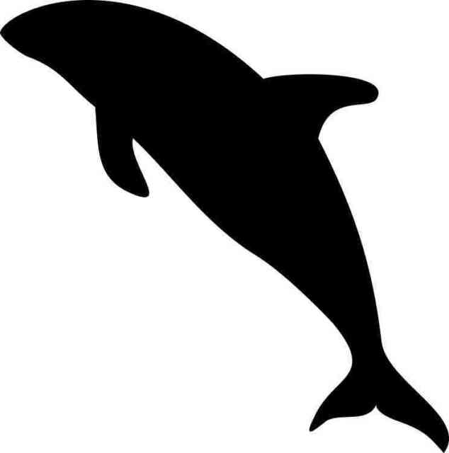 Silhouette Dolphin At Getdrawings Free Download