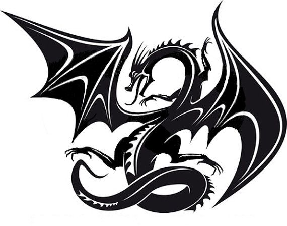 Download Dragon Silhouette Free at GetDrawings | Free download