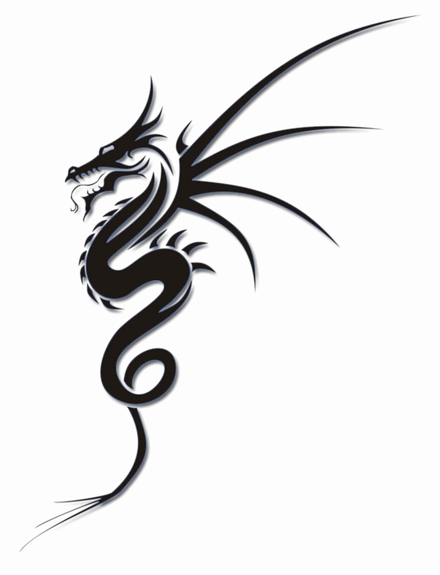 Dragon Silhouette Tattoos at GetDrawings Free download