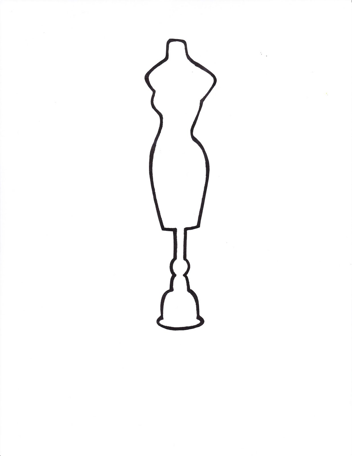 Dress Form Silhouette Clip Art at GetDrawings | Free download